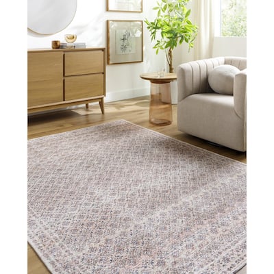 Livabliss Vinny Washable Traditional Area Rug