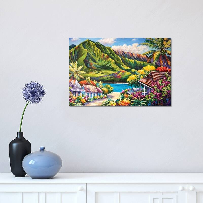 iCanvas "Hanalei In Bloom" by John Clark Canvas Print - 12x18x1.5