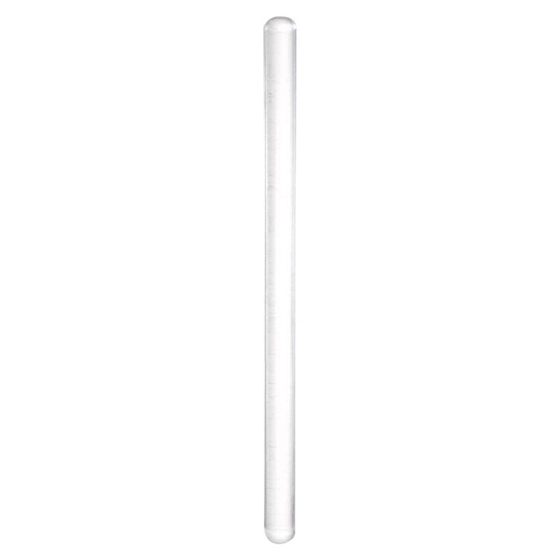 Acrylic Embossed Rolling Pin 16cm x 1cm Round Pattern - Transparent
