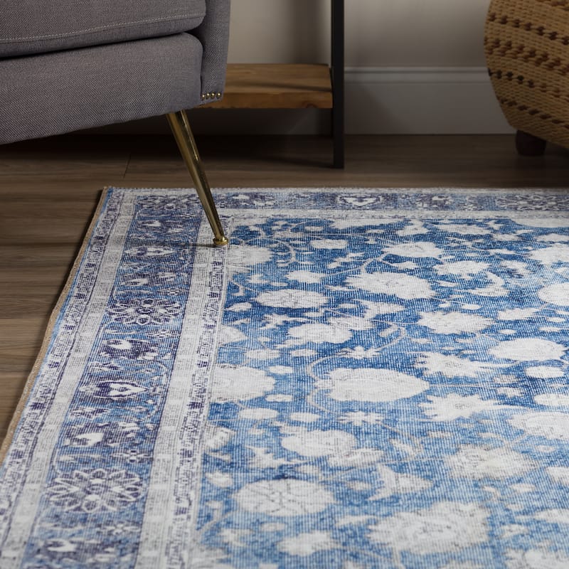 Addison Kensington Casual Vintage Non-skid Area Rug