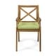 preview thumbnail 13 of 45, Llano Outdoor 5 Piece Acacia Wood Dining Set by Christopher Knight Home