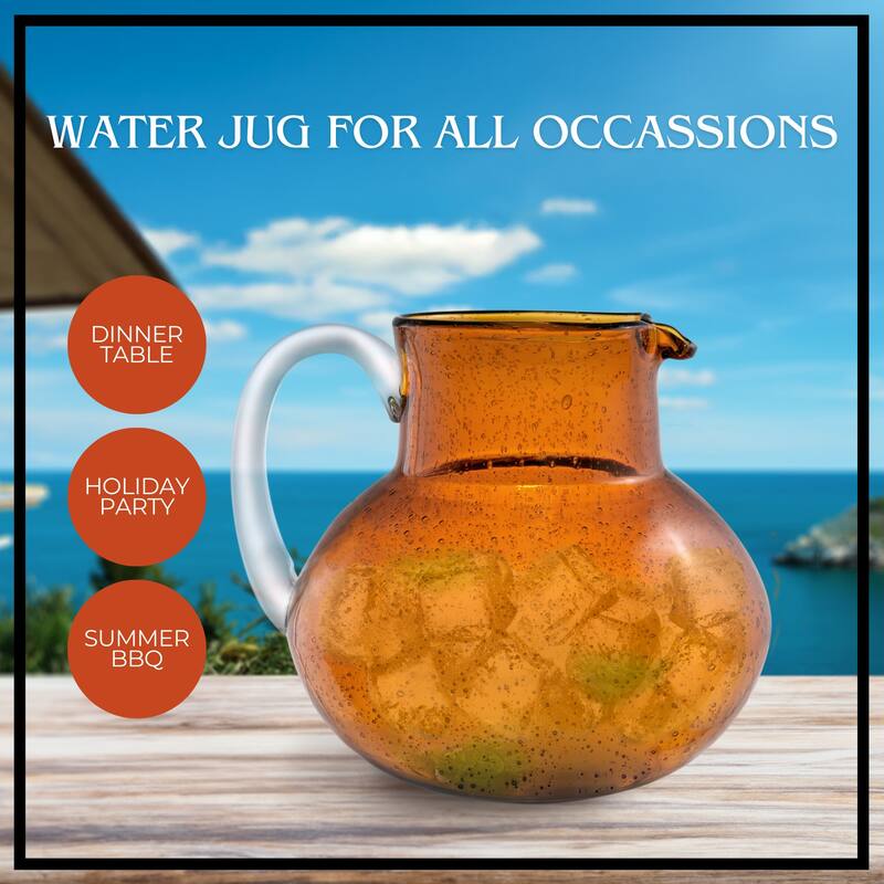 Artland Iris Pitcher with Highball Glasses