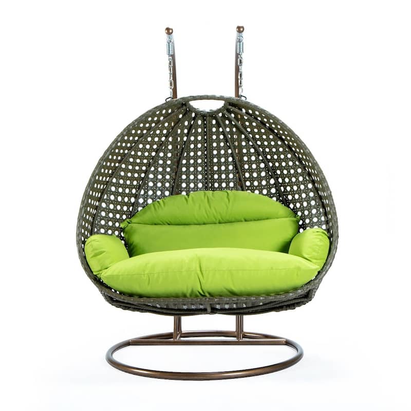 2-Person Hanging Egg Chair Cushion - Durable, Soft Outdoor Swing Seat Replacement - All Colors