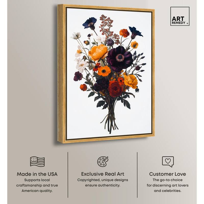 Regal Rose Riot II Canvas by Art Remedy