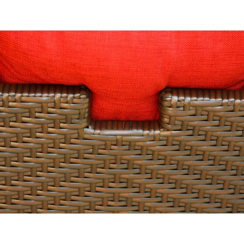 Large Outdoor Resin Wicker Storage Box with Waterproof Lid