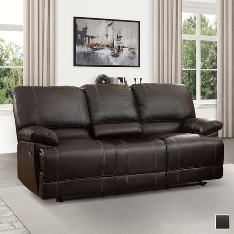 Greeley Double Reclining Sofa with Center Drop-Down Cup-Holders