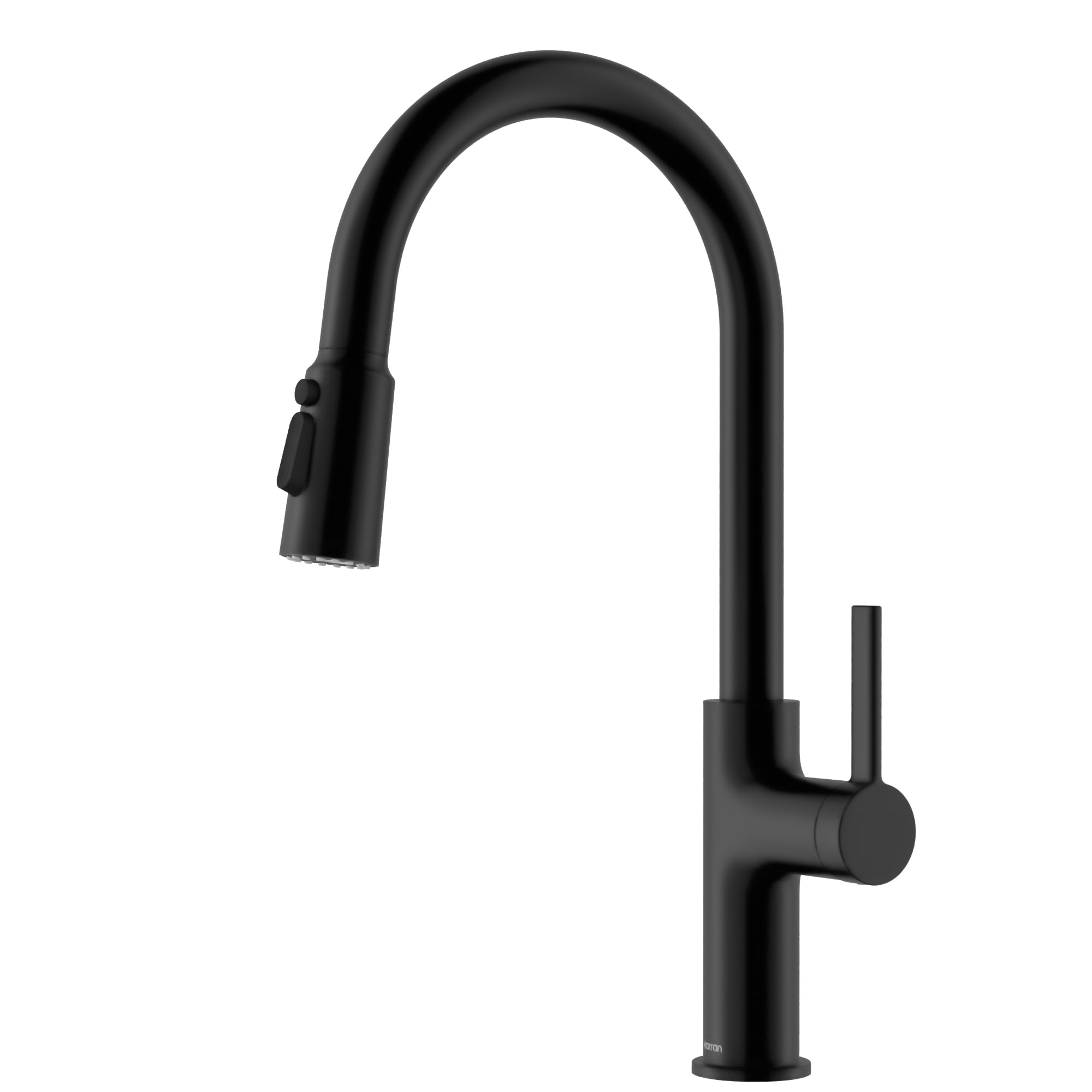 Karran Pull-Down Kitchen Faucet with Blade Spray, 3-Function Sprayer, High-Arc