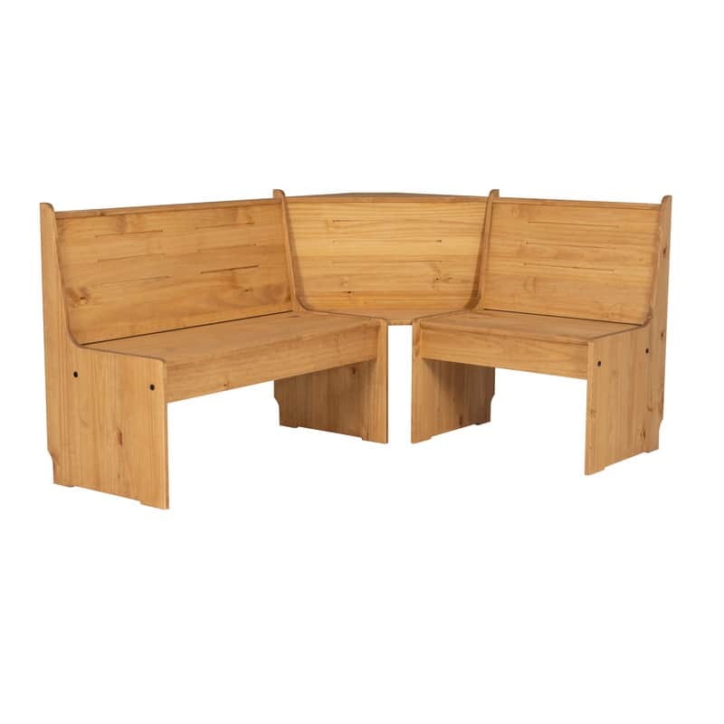 Wendell Solid Wood Corner Breakfast Nook Dining Set