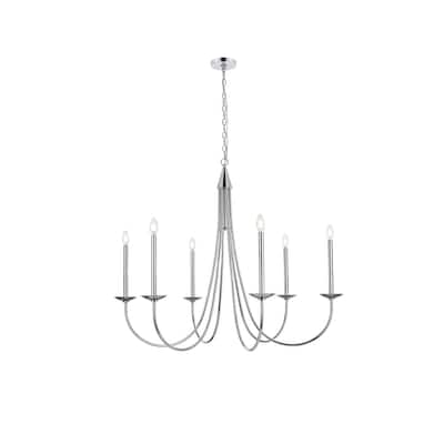 Indigo Home chandelier in Chrome