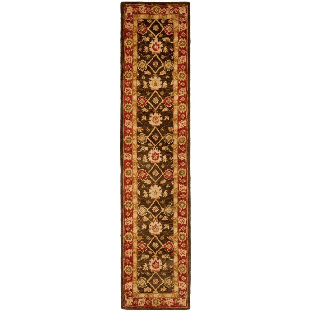 SAFAVIEH Handmade Anatolia Evanthia Traditional Oriental Hand-spun Wool Rug