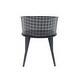 preview thumbnail 3 of 8, Accent Chair Outdoor Chairs Patio Armchairs with Iron Frame, Club Chairs Leisure Chair Dining Chair Side Chair