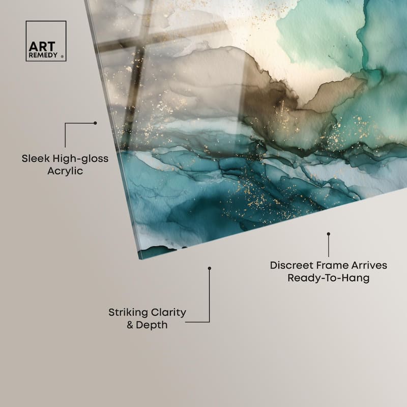 Veiled Inlet Acrylic by Art Remedy, Ready to Hang