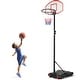 preview thumbnail 1 of 10, Costway Adjustable Basketball Hoop System Stand Kid Indoor Outdoor Net Black