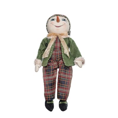 Lucas Christmas and Holiday Figure Gathered Traditions Joe Spencer Figurine - Multicolored