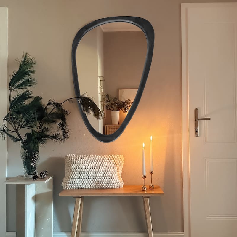 Unique Silhouette: Curved-shaped, Stylish Wall Mirror