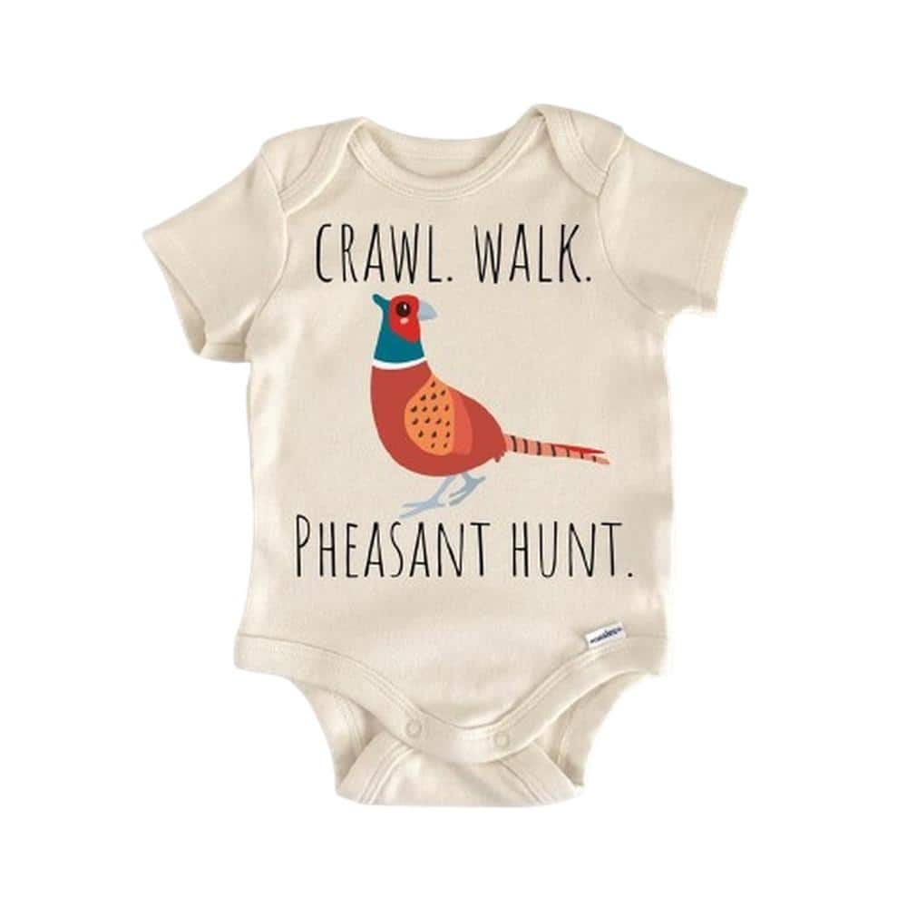 Pheasant Duck Hunter - Baby Boy Girl Clothes Infant Bodysuit Funny Cute Newborn