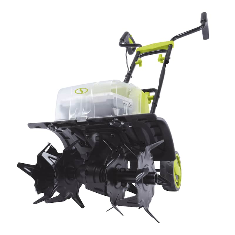 Sun Joe 24V iON Cordless Garden Tiller/Cultivator - Batteries and Charger Included