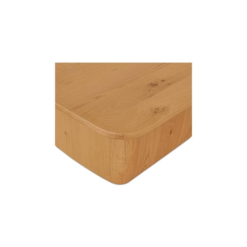NADAAL STUDIOS Octavian, Rectangular Coffee Table With Round Corners - 55"W x36"D x17"H
