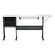 preview thumbnail 11 of 14, Studio Designs Eclipse Ultra Grey and White Wood Top Sewing Table