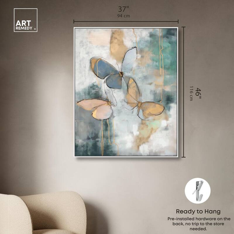 Butterflies Dream II Canvas by Art Remedy