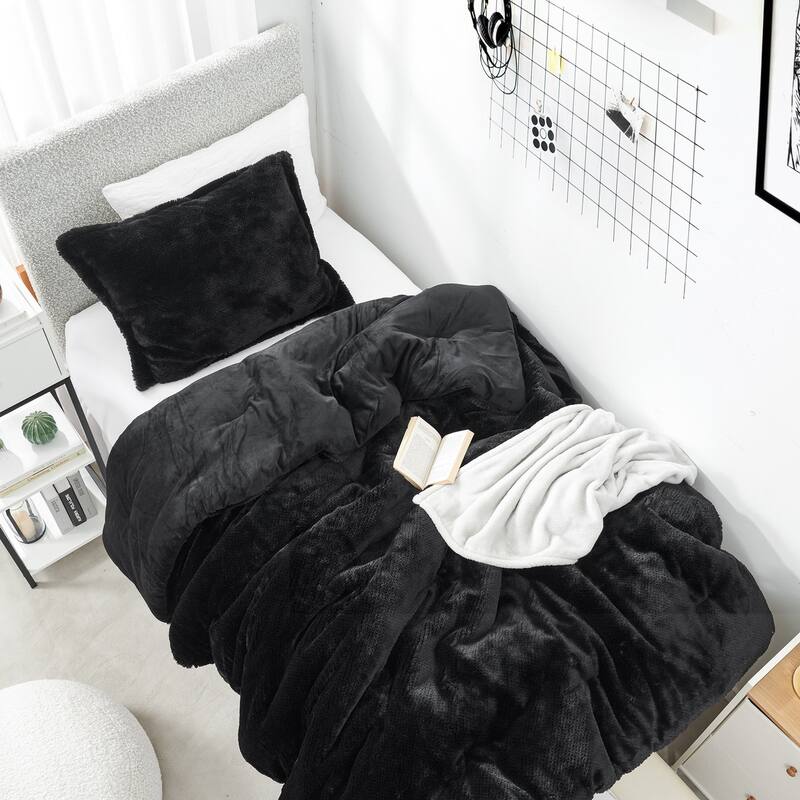 You Deserve It - Coma Inducer® Oversized Comforter Set - Black