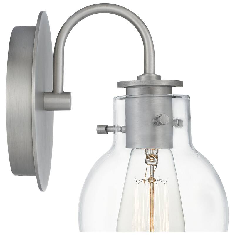 Quoizel Andrews Antique Nickel 1-Light Wall Sconce