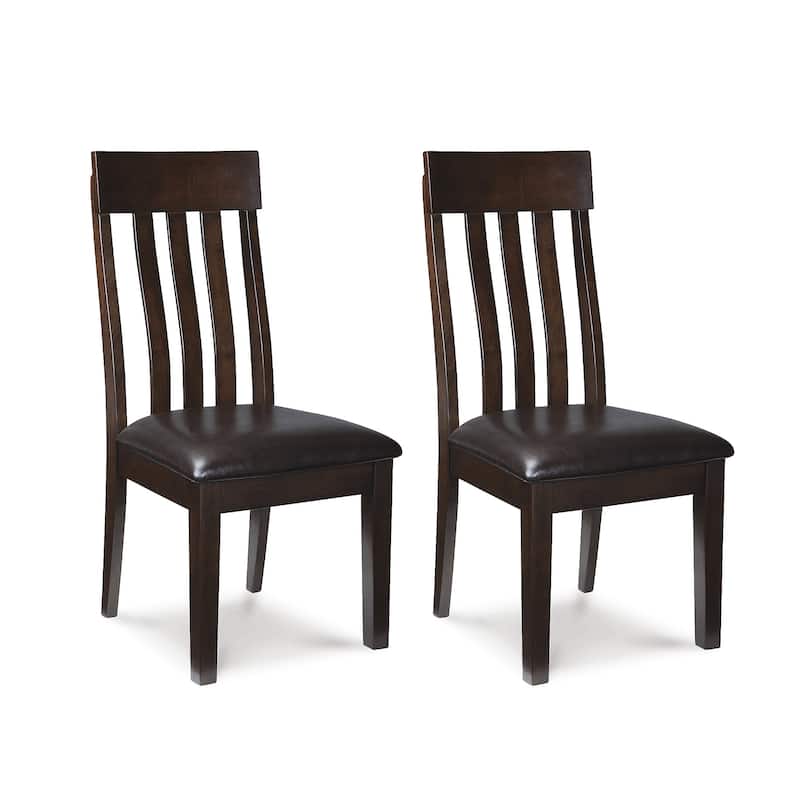 Haddigan Dining Room Chair - Set of 2 - Dark Brown
