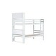 preview thumbnail 10 of 21, Twin Bunk Bed with Bookcase Headboard, Convertible Design, Guardrails & Ladder