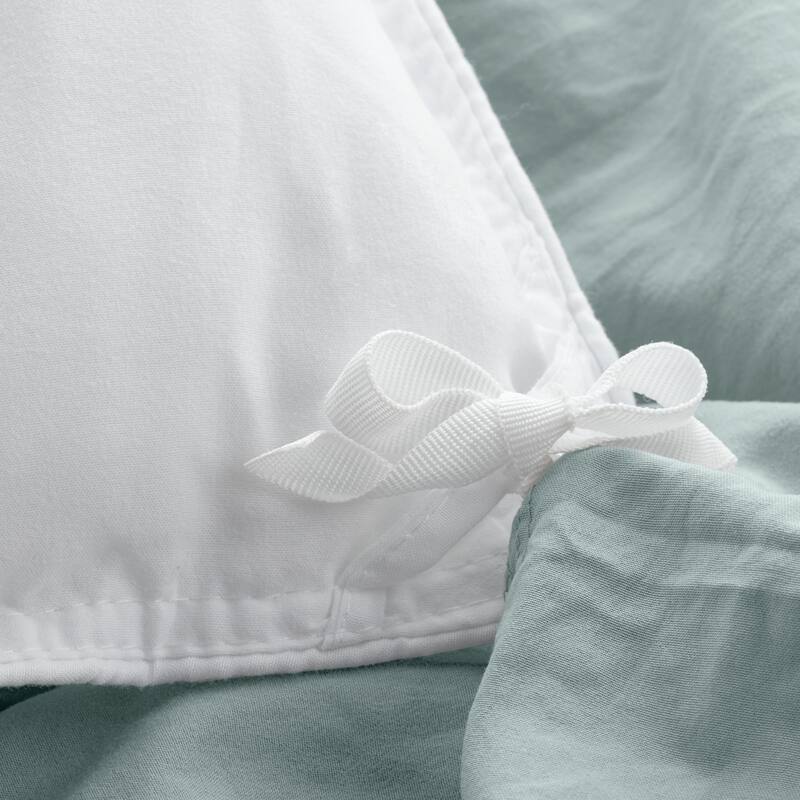 Bare Home Premium Washed Microfiber Duvet Cover and Sham Set