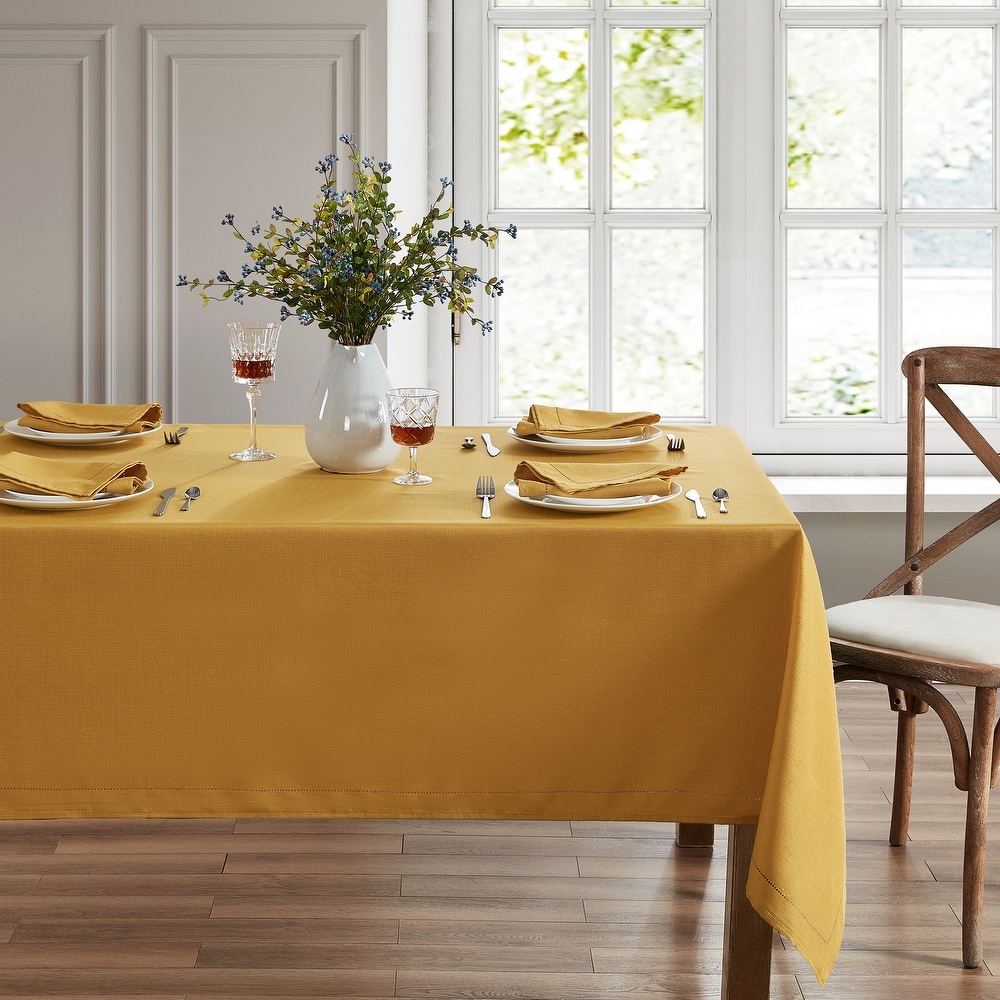 Yellow tablecloth deals