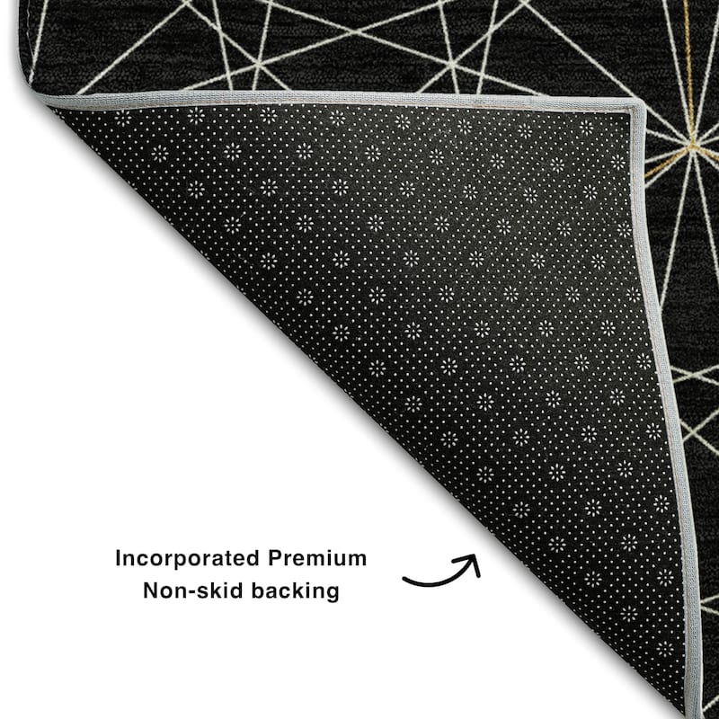 Premium Washable Super Soft Modern Contemporary Mayfield Rug
