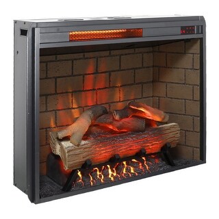 28 inch Electric Fireplace Insert, Touch Panel Home Decor Heater - Bed ...