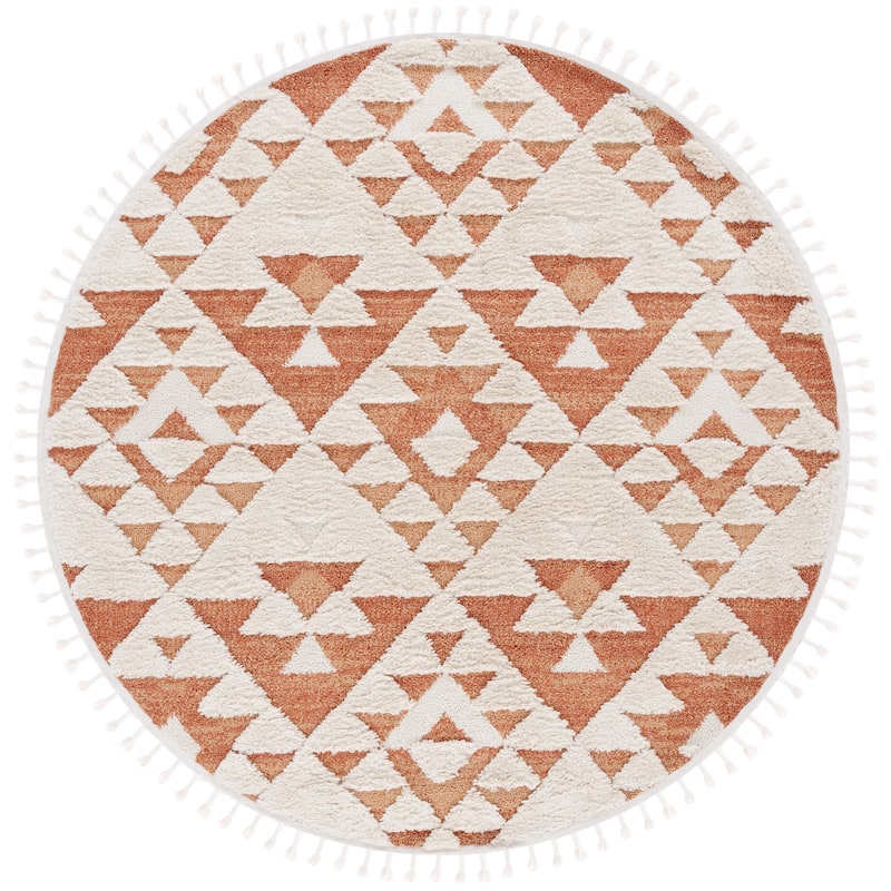 SAFAVIEH Moroccan Tassel Shag Kobi 2-inch Thick Rug