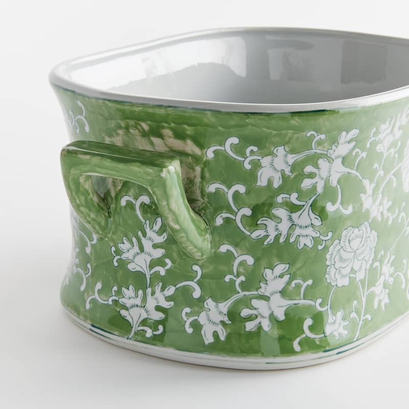 Imperial Chinoiserie Lotus Planter