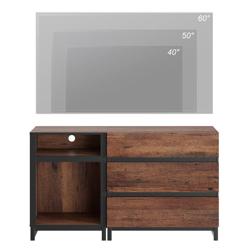 WAMPAT TV Stand for TVs up to 60 inch