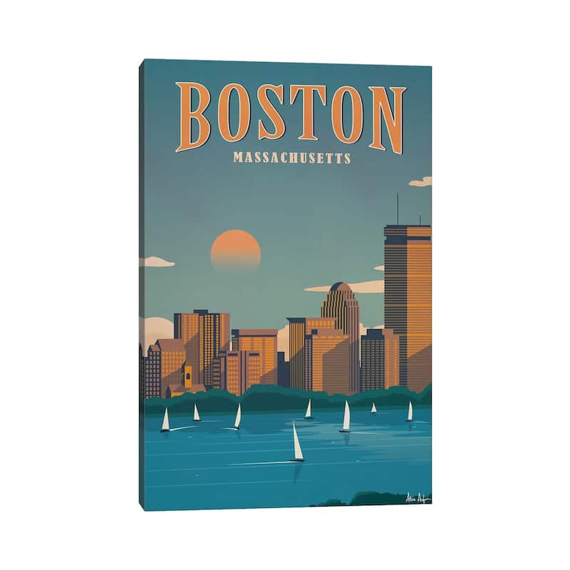 iCanvas "Boston" by IdeaStorm Studios Canvas Print