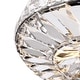 preview thumbnail 17 of 16, Jojospring Jolie 4-light Crystal and Prism Round Flush Mount