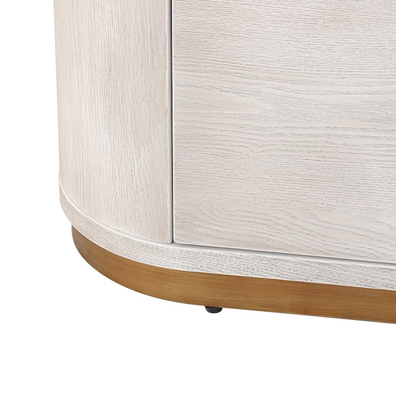 Christopher Knight Home - Valmont MDF 4 Doors Sideboard with Metal Base and Storage