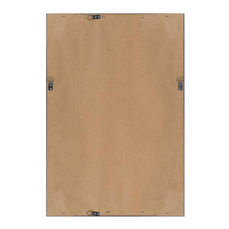 DesignOvation Bosc Framed Gray Linen Fabric Pinboard