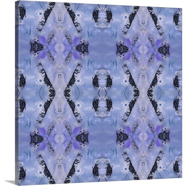 "Blue Diamonds I" Canvas Wall Art