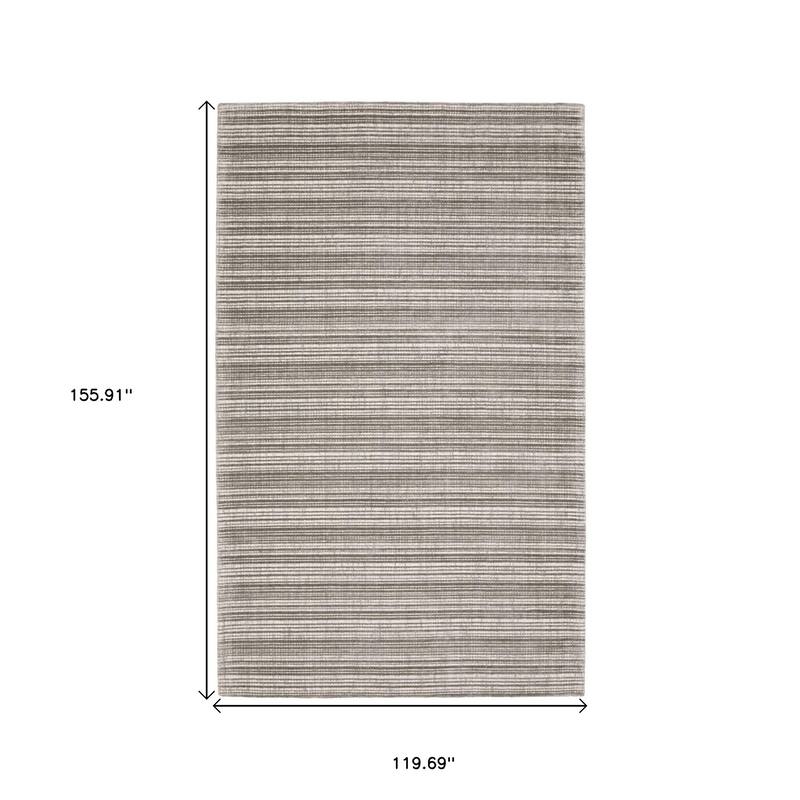 HomeRoots Striped Industrial Rectangle Area Rug