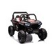 preview thumbnail 12 of 25, 12V 4WD Ride-On Car with Leather Seat, One-Button Start, High-Low Speed, Music & Power Display - Premium Ride