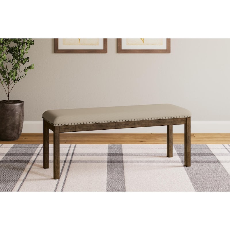 Moriville Upholstered Bench - Beige