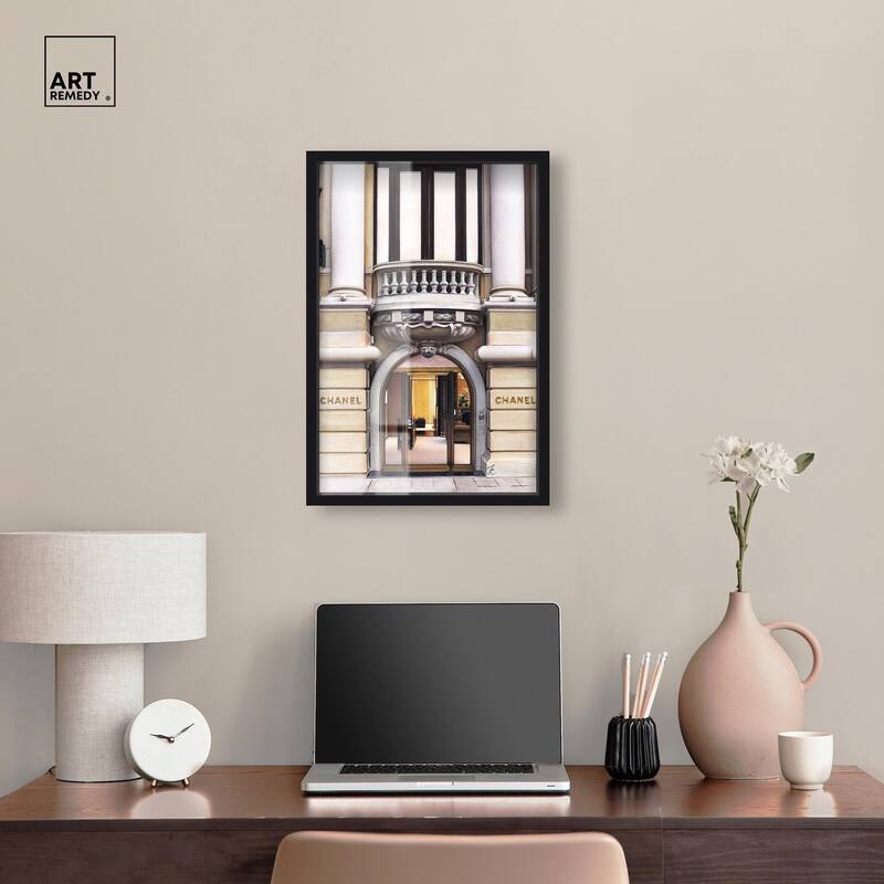 Expensive Store in Paris Shadowbox by Art Remedy