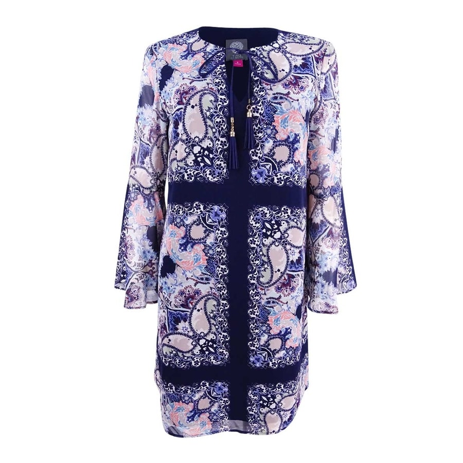 vince camuto paisley shift dress