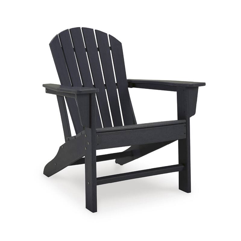 Signature Design by Ashley Sundown Treasure Black Adirondack Chair - 31.25" W x 33.38" D x 38" H