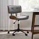 preview thumbnail 3 of 14, Carson Carrington Leksand Simple Mid-century Modern Office Chair - N/A