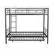 preview thumbnail 22 of 32, Full Over Full Metal Bunk Bed with Trundle
