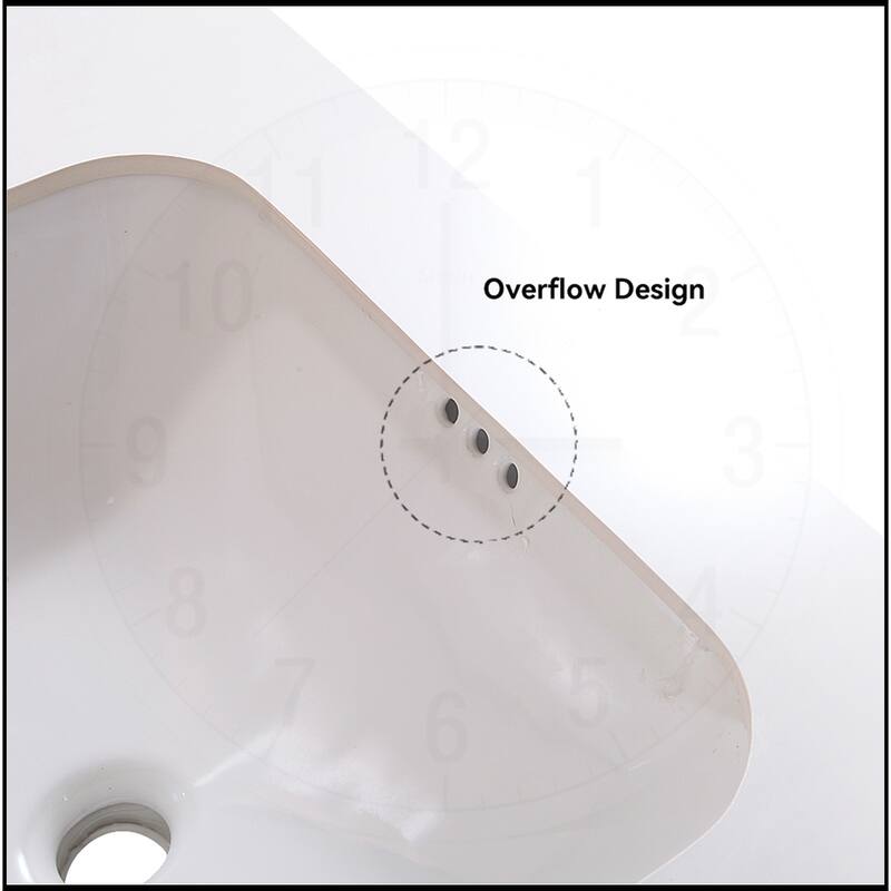 24"/30" Bathroom Vanity Ceramic Sink
