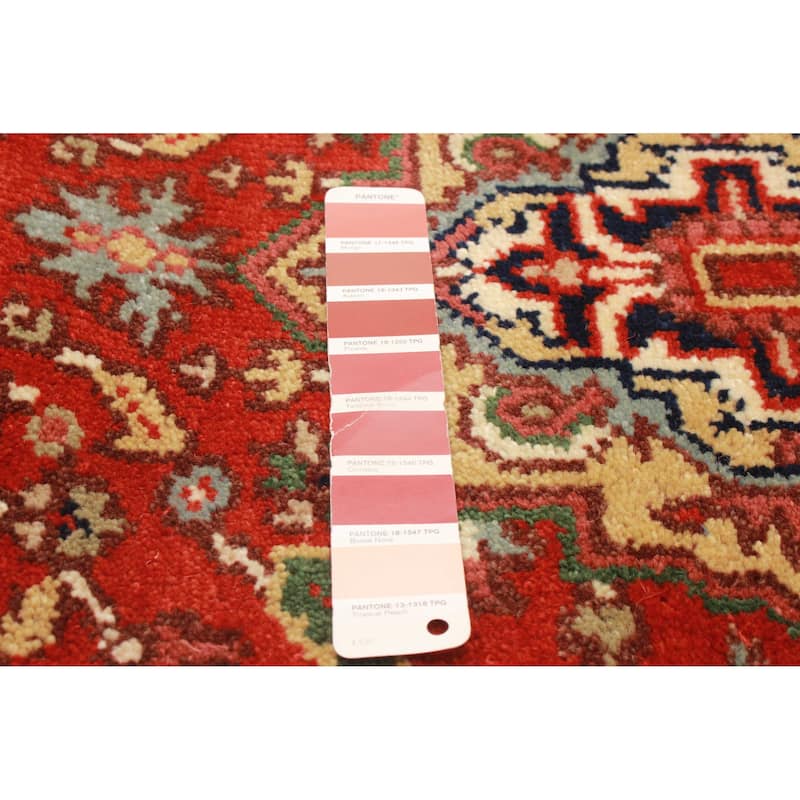 ECARPETGALLERY Hand-knotted Serapi Heritage Red Wool Rug - 2'6 x 20'0